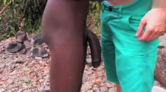 A solas con el jovencito negro que le gustaba
