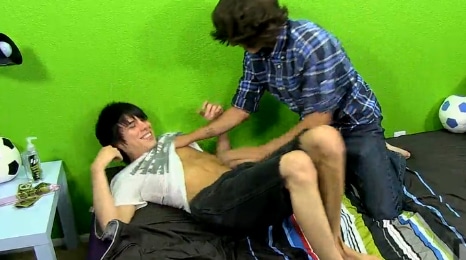 Young boys fucking in their room
