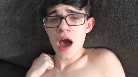 Brother caught jerking off, he came on his ass
