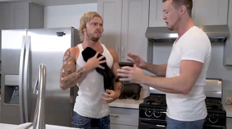His friend helped him with the plumbing and…