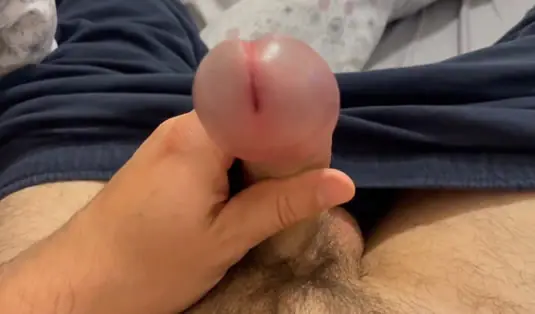 Rica polla cabezona en primer plano