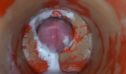 Inseminación anal a su yerno vista desde dentro